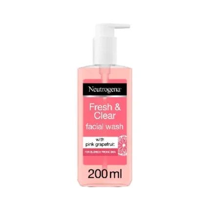 Neutrogena Face Wash, Visibly Clear, Pink Grapefruit, 200ml